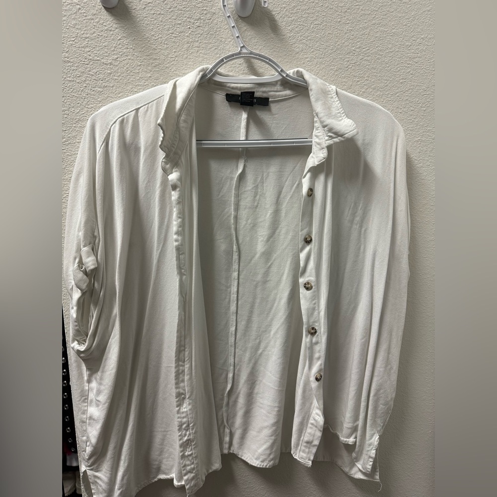 Oversized button down